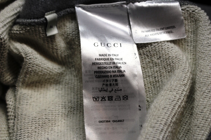 GUCCI グッチ パーカー メンズM グレー スエット GUCCI グッチ パーカー メンズM グレー スエット