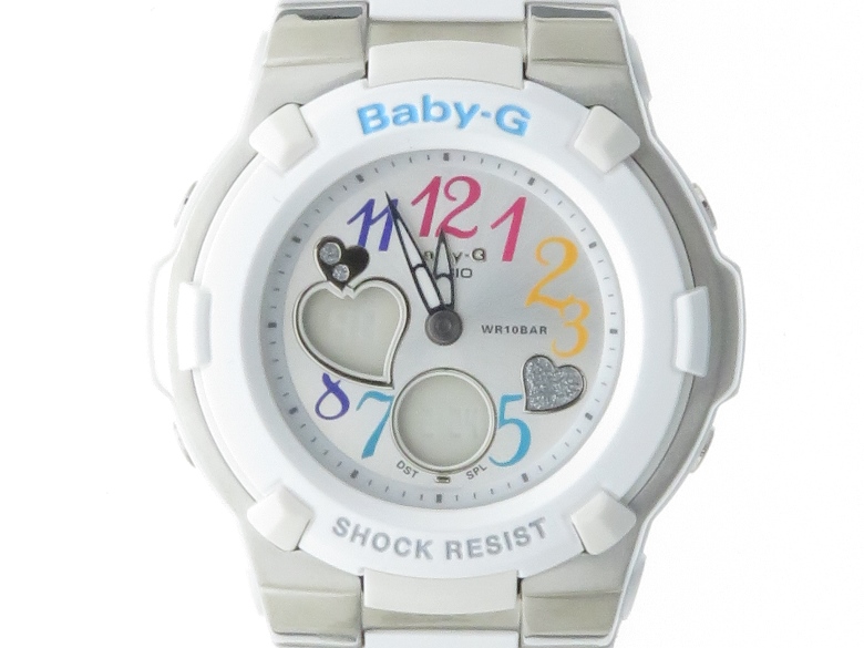 CASIO カシオ Baby-G ベビージー BGA-116-7B2JF SS/樹脂 ステンレス クオーツ ホワイト レディースウォッチ 時計 【204】の購入なら「質」の大黒屋（公式）