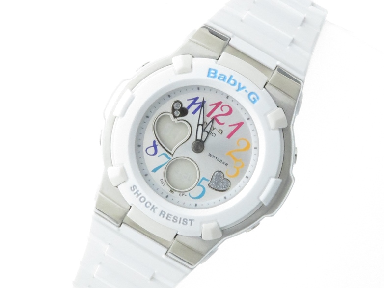 CASIO カシオ Baby-G ベビージー BGA-116-7B2JF SS/樹脂 ステンレス クオーツ ホワイト レディースウォッチ 時計 【204】の購入なら「質」の大黒屋（公式）