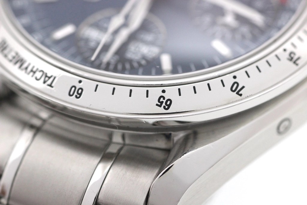 OMEGA オメガ 腕時計 スピードマスタートリプルカレンダー 3523.80.00 ステンレス ブルー文字盤 自動巻き 現状販売【472】SJ