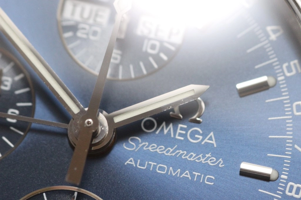 OMEGA オメガ 腕時計 スピードマスタートリプルカレンダー 3523.80.00 ステンレス ブルー文字盤 自動巻き 現状販売【472】SJ