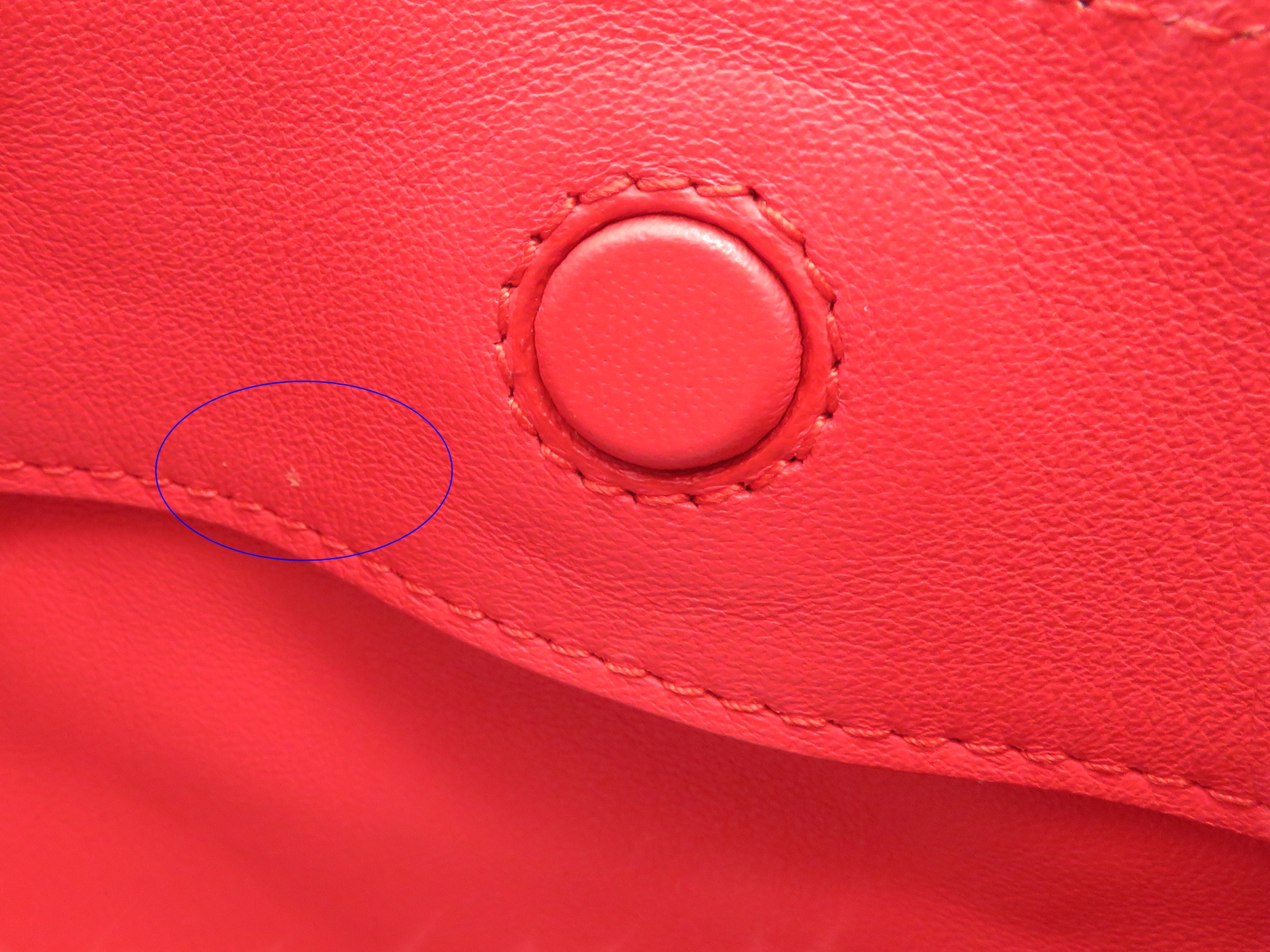 BALENCIAGA バレンシアガ ペーパーA6 レッド カーフ 370926