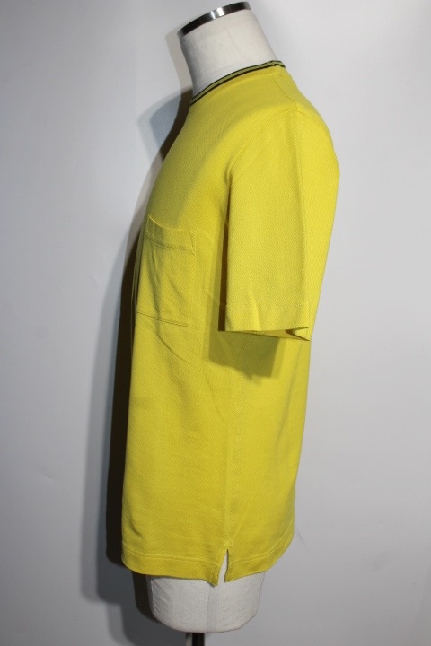 HERMES エルメス トップス 半袖Tシャツ メンズXS イエロー