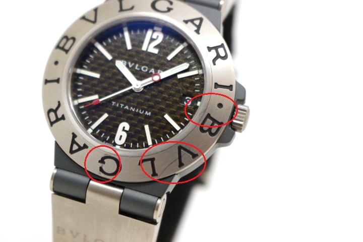 注文割引 BVLGARI 自動巻き デイト 腕時計 ディアゴノ ブルガリ TI44TA ...