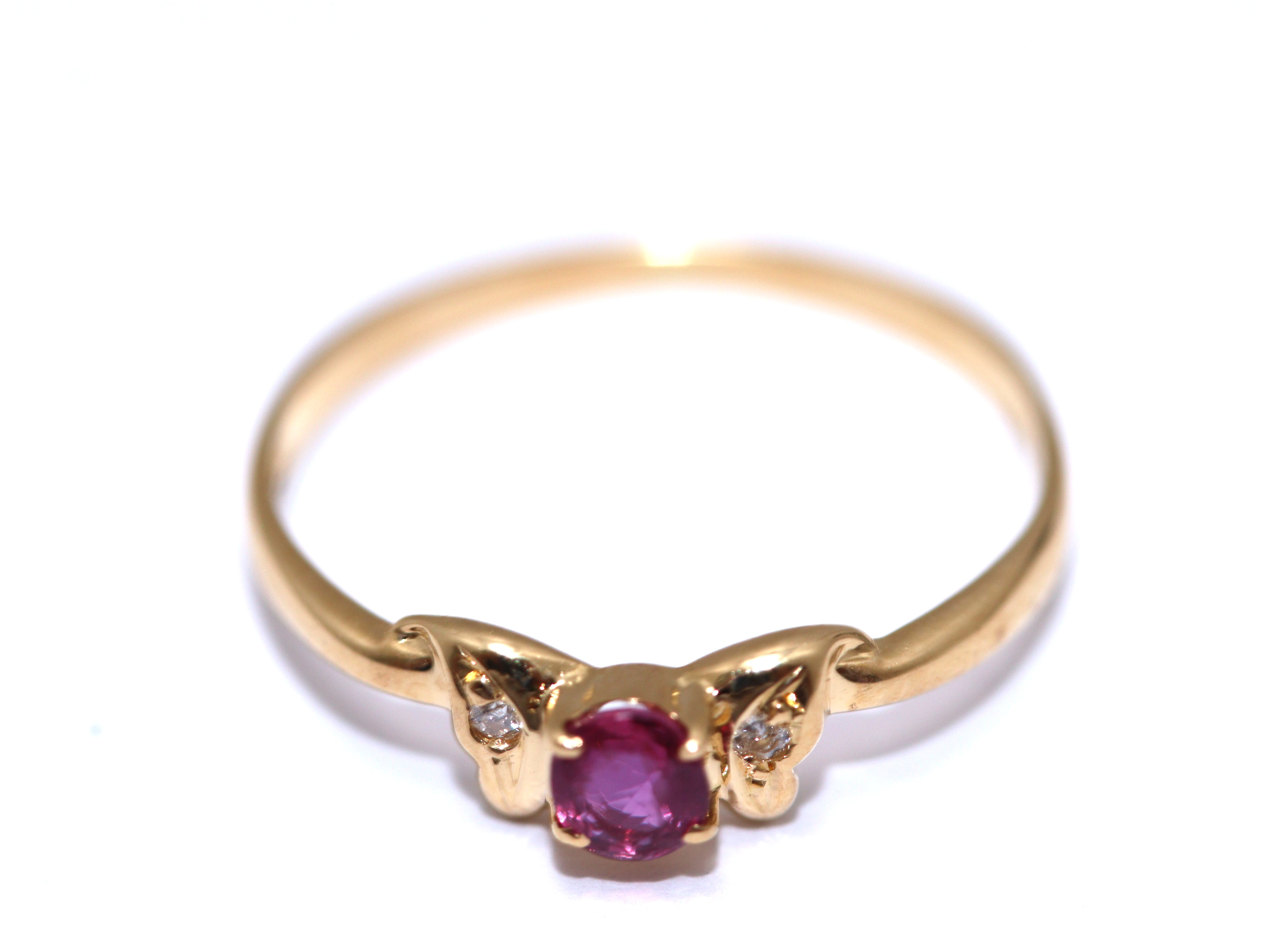 JEWELRY ノンブランドジュエリー リング 10号 K18 ルビー JEWELRY ノンブランドジュエリー リング 10号 K18 ルビー