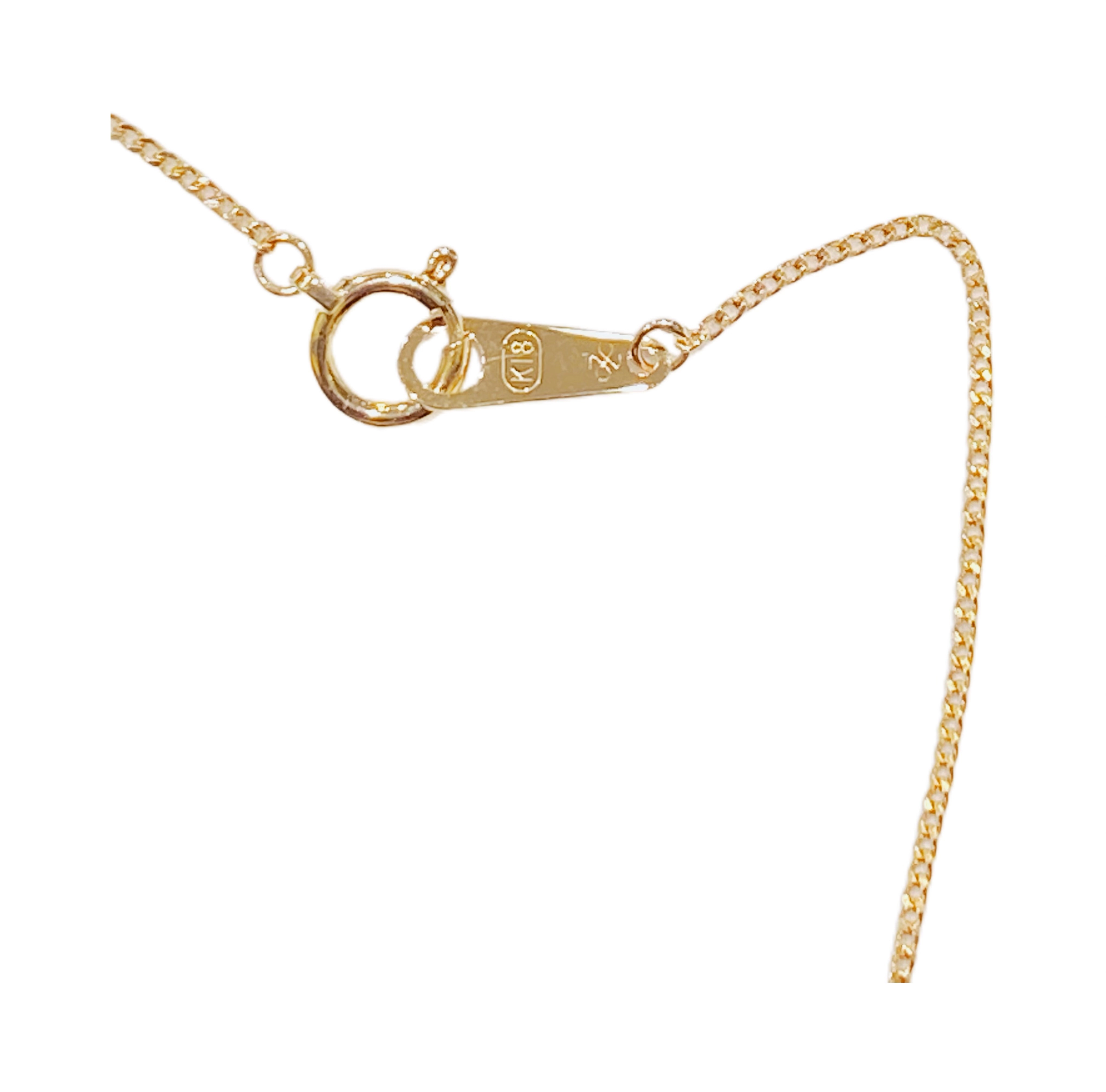 JEWELRY ノンブランドジュエリー ネックレス　K18　ルビー　R　2.0g　2120000299124【208】