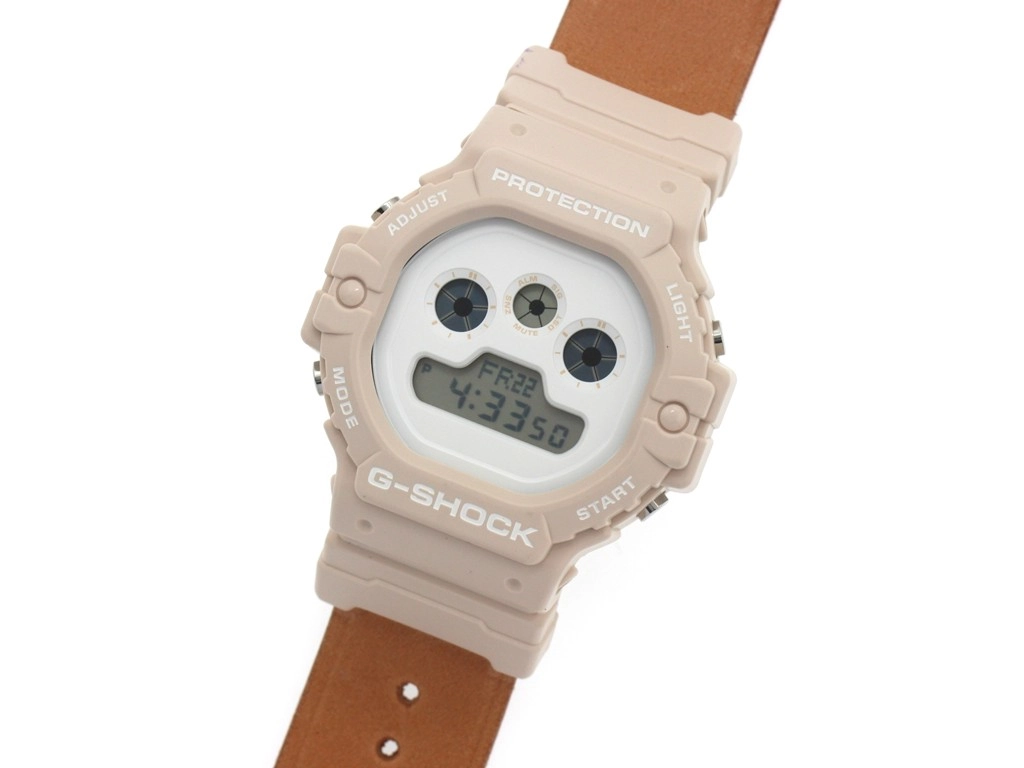 CASIO カシオ 腕時計 G-SHOCK デジタル Hender Scheme コラボレーション DW-5600HS-4JF 樹脂／革 電池式【472】SJ