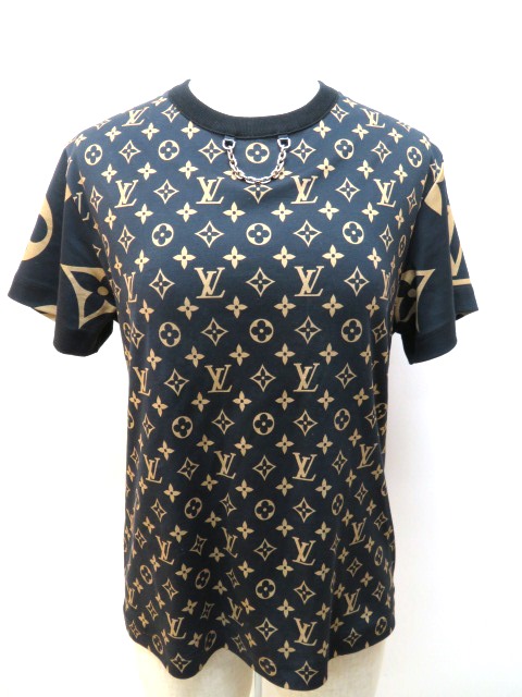 LOUIS VUITTON ルイヴィトン Tシャツ レディース S ブラック