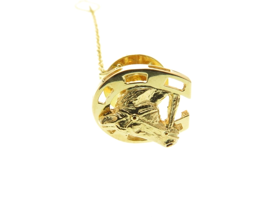 JEWELRY　ノンブランドジュエリー　貴金属・宝石　ネクタイピン　K18イエローゴールド　金メッキ　約3.4g　2143600365174　【205】