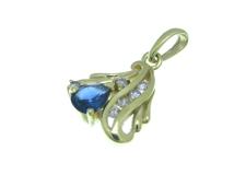 JEWELRY　ノンブランド　ペンダントトップ　K18　S/D0.07ct　約1.7g【431】2145000250333