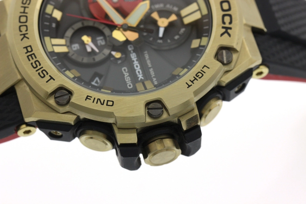 CASIO カシオ 腕時計 G-SHOCK G-STEEL GST-B100RH-1AJR 八村塁シグネチャーモデル 樹脂／ステンレス Bluetoothソーラー【207】