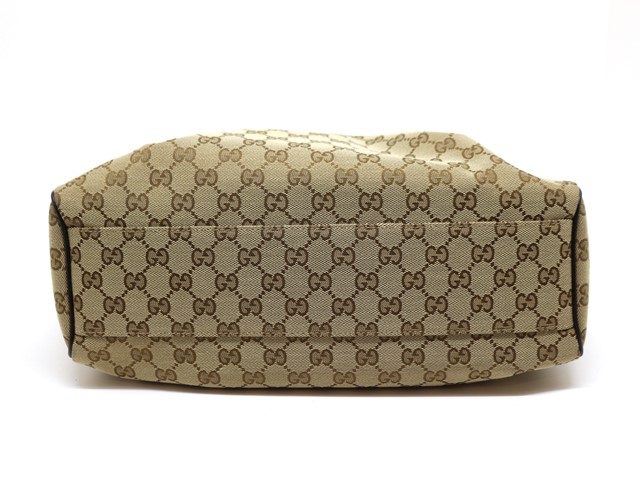 GUCCI グッチ 211944 ディアマンテスーキー トートバッグ 美品 GUCCI グッチ 211944 GGキャンバス スーキー トートバッグ