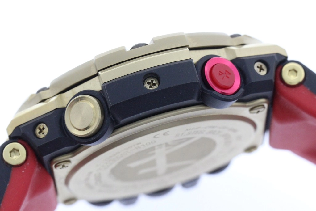 CASIO カシオ 腕時計 G-SHOCK G-STEEL GST-B100RH-1AJR 八村塁シグネチャーモデル 樹脂／ステンレス Bluetoothソーラー【207】