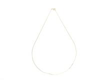 JEWELRY ノンブランド ジュエリー チェーン ネックレス K18イエローゴールド 1.8g【473】