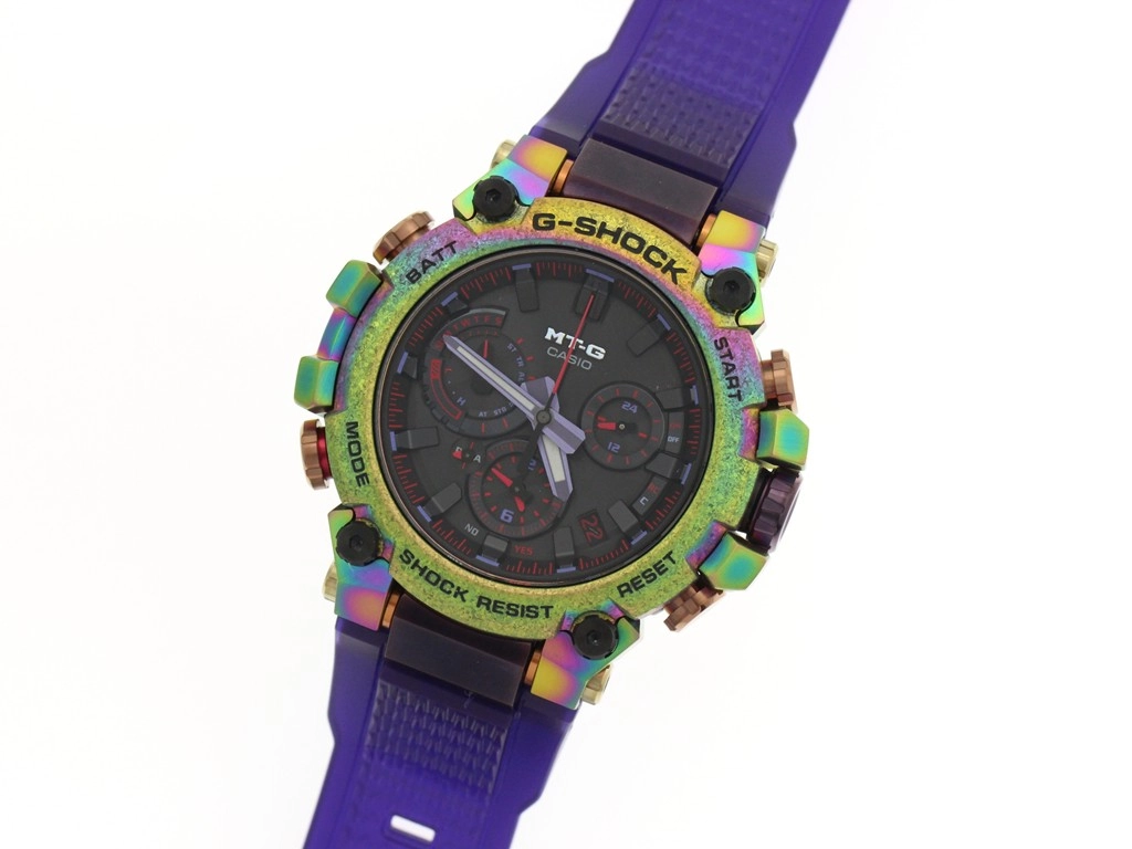 CASIO カシオ 腕時計 G-SHOCK MT-G MTG-B3000PRB-1AJR ブラック文字盤 樹脂／ステンレススチール 電波ソーラー　現状販売【472】SJ