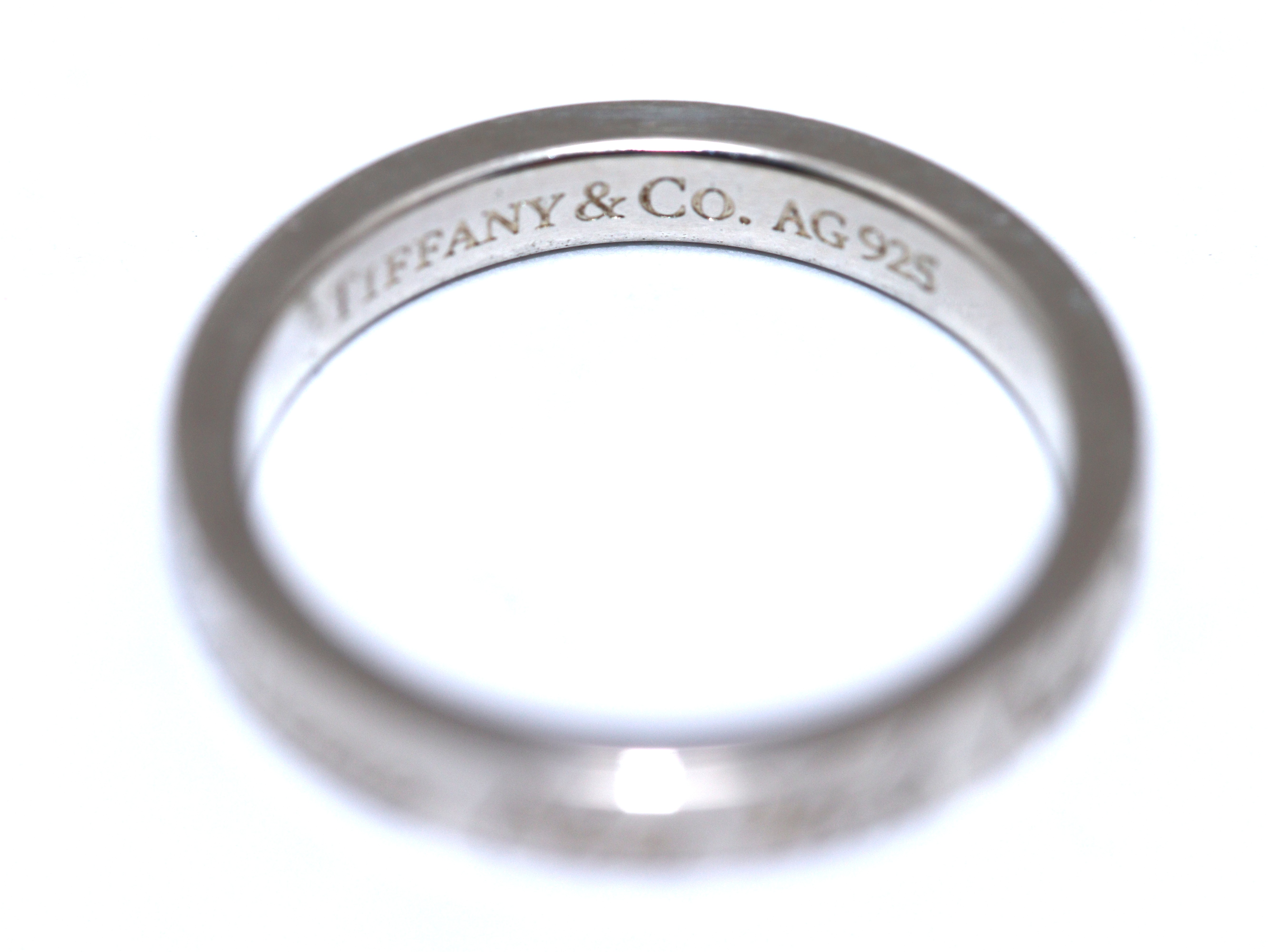 R*様 Tiffany ティファニー ノーツ ナローリング 指輪 シルバー 10 ティファニー ノーツ ナローリング 指輪 リング 10号 925 新品仕上済