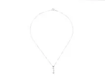 も*ん様 k14 ネックレス　ホワイトゴールド JEWELRY ノンブランド ジュエリー ネックレス K14ホワイト