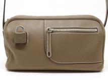 HERMES エルメス プティクーリエ エトゥープ SV シルバー金具 W刻 2024年 エヴァーカラー トリヨンクレマンス 2120000327612【200】