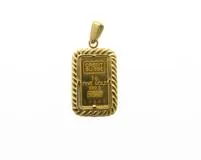 JEWELRY　ノンブランドジュエリー　貴金属・宝石　トップ　K24/K18イエローゴールド　約2.8g　2145000243762　【205】