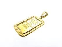 JEWELRY　ノンブランドジュエリー　貴金属・宝石　トップ　K24/K18イエローゴールド　約2.8g　2145000243762　【205】