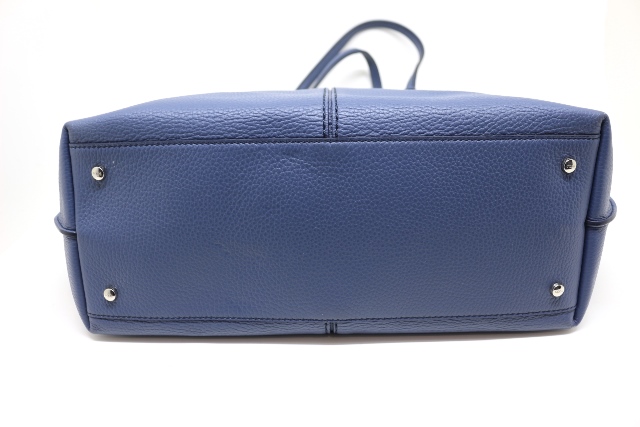 TOD'S トッズ ジョイトートバッグ ブルー カーフ XBWANQAV300