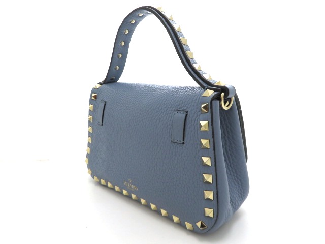 VALENTINO バレンチノ ロックスタッズ グレインカーフスキン スモール