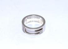 GUCCI　グッチ　ブランデッドG　リング　SV925　8.0g　＃17　【471】SK　2181000001216