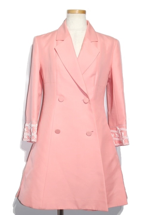Dior ディオール 衣類 コート ジャケット レディース34 ピンク ビーズ 