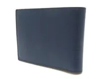 ダンヒル 財布 ネイビー+イエロー dunhill dunhill ダンヒル ベルグレイブ二つ折り財布 ネイビー/イエロー