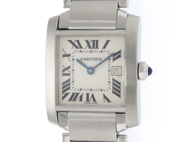 Cartier カルティエ 時計 タンクフランセーズMM W51011Q3 ホワイト文字 ...