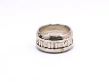 【極美品】ティファニー アトラス リング 約21号弱 サイズ修正　シルバー TIFFANY&Co. ティファニー アトラス リング・指輪 シルバー