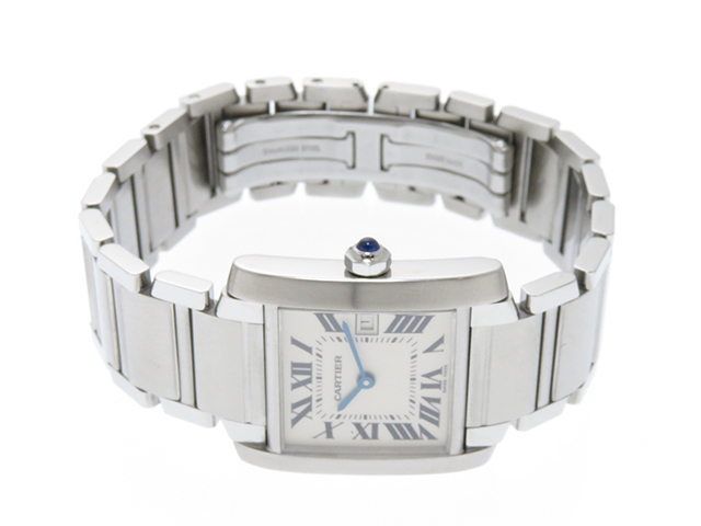 Cartier カルティエ 時計 タンクフランセーズMM W51011Q3 ホワイト文字  
