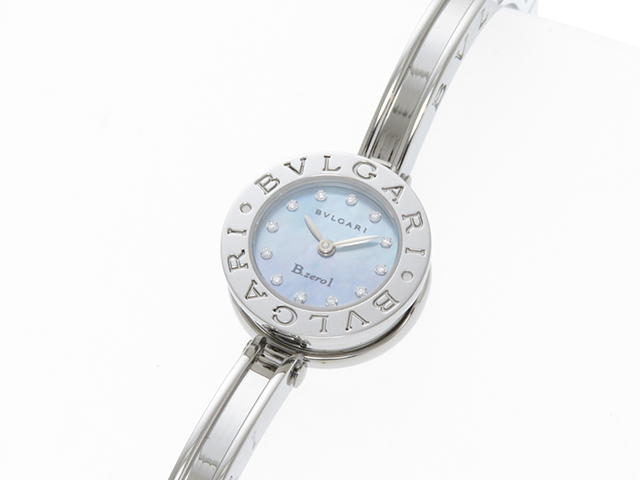 BVLGARI ブルガリ 時計 B-zero1 BZ22S ブルーシェル文字盤 12PD