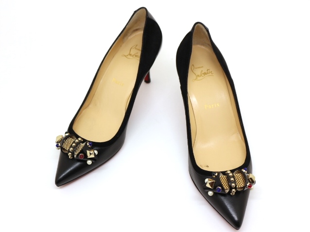 春のコレクション Christian Louboutinスエードパンプス 靴 - www.cfch.org