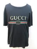 GUCCI グッチ ロゴ ウォッシュドオーバーサイズ Tシャツ メンズ XL