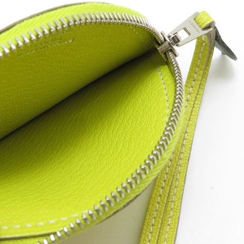 【USED】エルメス トゥッティフルッティ ライムコインケース HERMES エルメス トゥッティフルッティライム・レモン フルーツ