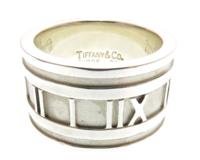TIFFANY&CO　ティファニー　アトラスワイドリング　シルバー　約12.2g　約11号　2148103834554　【205】
