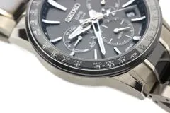 SEIKO セイコー 腕時計 アストロン SBXC011 グローバルブランド コアショップモデル チタン/セラミック ブラック文字盤 ソーラーGPS衛星電波【472】SJ