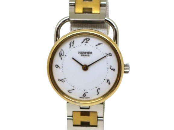 Hermès（エルメス）腕時計 コンビ ステンレス×ゴールドレディース クォーツ HERMES エルメス アルソーコンビ ステンレススチール/ゴールド