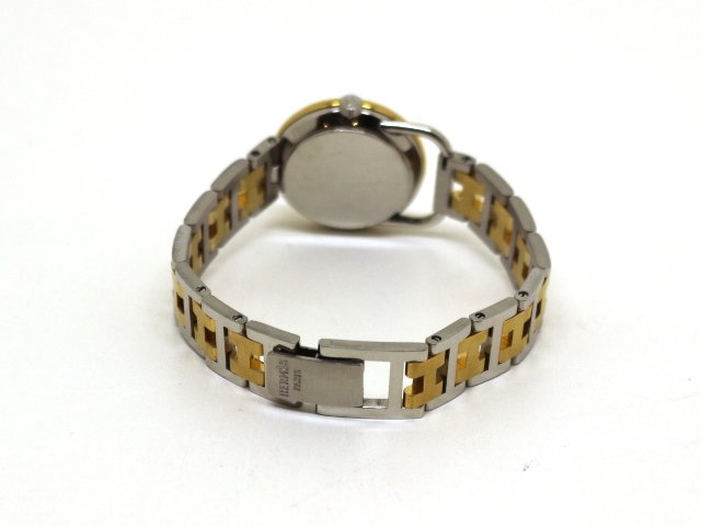 Hermès（エルメス）腕時計 コンビ ステンレス×ゴールドレディース クォーツ HERMES エルメス レディース腕時計 クロアジュール QZ SS コンビ