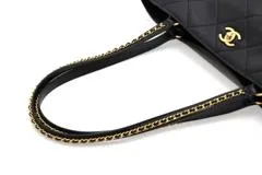 CHANEL　シャネル　バッグ　マトラッセ トートバッグ　ブラック/GP　レザー　AS3508　2022秋冬　2148103564338　【200】