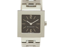 BVLGARI　ブルガリ　クアドラート　SQ22SS　ステンレススチール　クォーツ　レディース　腕時計　F