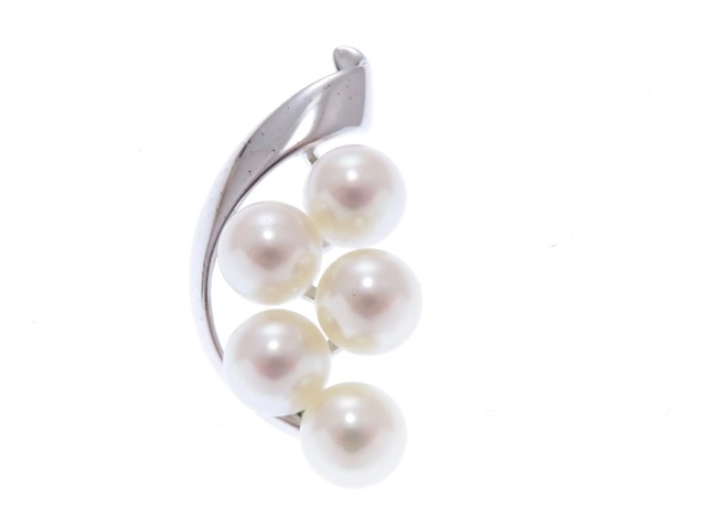 MIKIMOTO ミキモト ペンダントトップ シルバー パール 黒ずみ有 【430