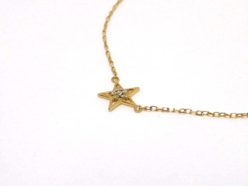 STAR JEWELRY スタージュエリー K18 ダイヤモンド スター