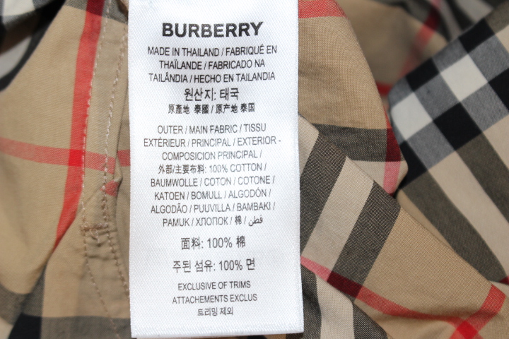 BURBERRY バーバリー シャツ レディース36 ベージュ コットン 8014223