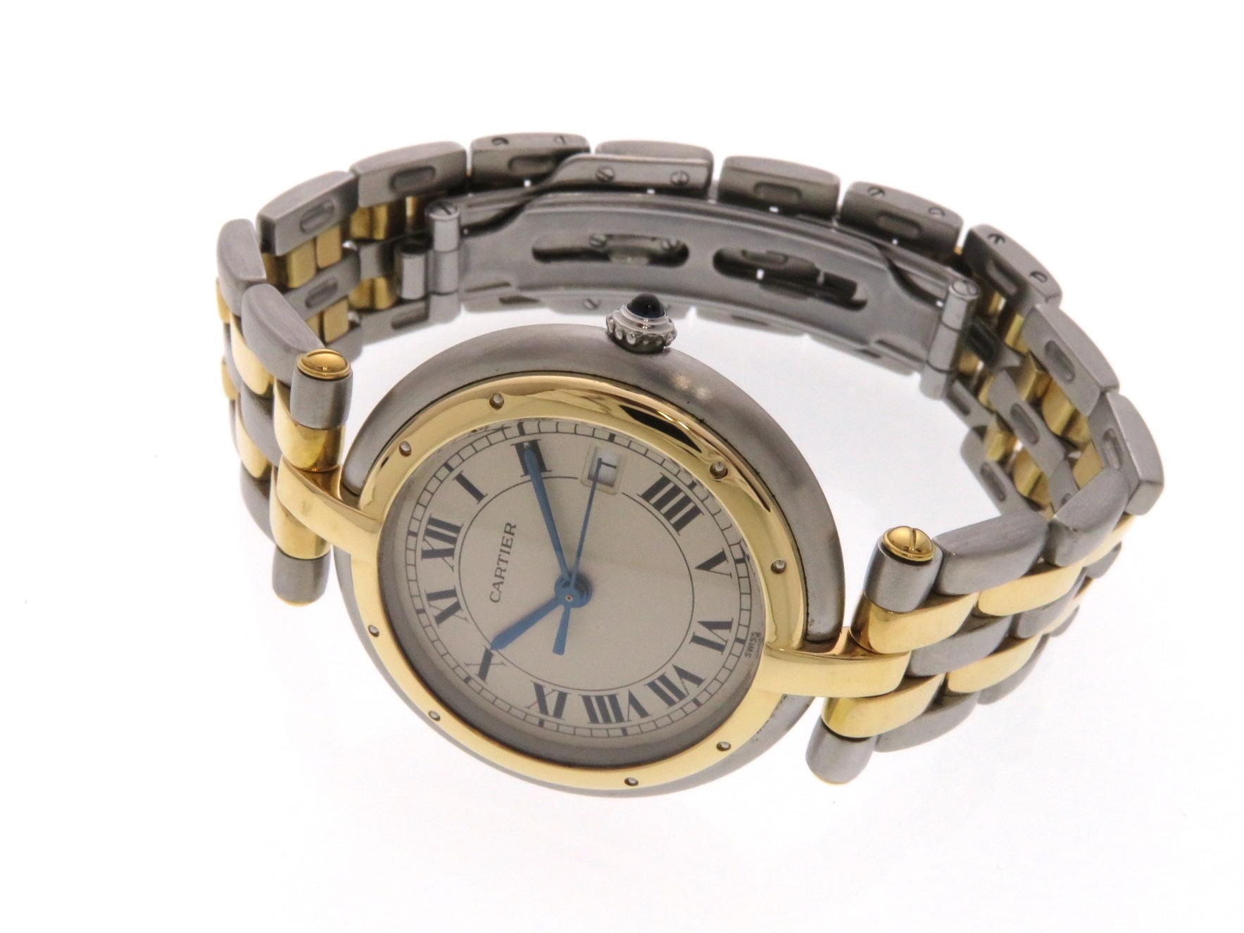 Cartier カルティエ パンテールMM ラウンド 2ロウ 183964 YG