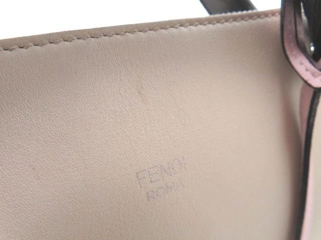 FENDI フェンディ 2WAY ショルダーバッグ ハンドバッグ バイザウェイ ミディアム  アイボリー ネイビー ブルーグレー ピンク カーフ【432】