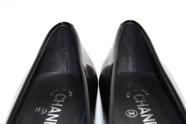CHANEL シャネル パンプス レディース35ハーフ ブラック
