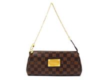 LOUIS VUITTON ルイ・ヴィトン エヴァ ダミエ N55213 2WAYショルダーバッグ チェーンショルダー ポーチ モノグラム 2146000343872【200】