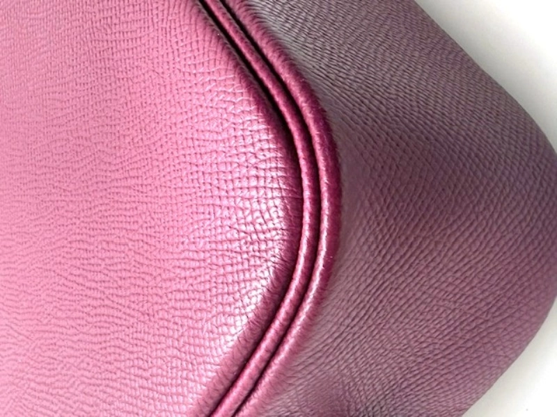 HERMES エルメス　ハンドバック　プリュムエラン トスカ エプソン シルバー金具【472】AH